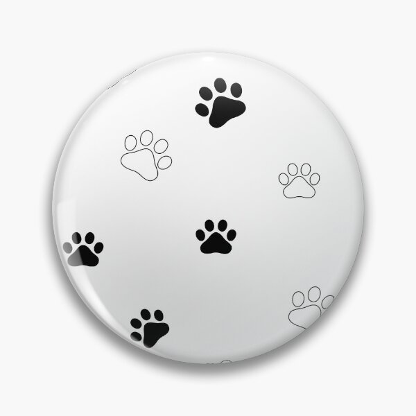 Item preview, [ABYSS MEOW] Black and white cat footprint designed and sold by Le-ssa.