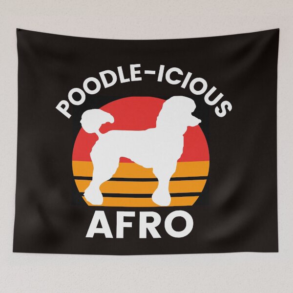 Item preview, Oy With the Poodles | Poodle-icious Afro designed and sold by NoirOwned.