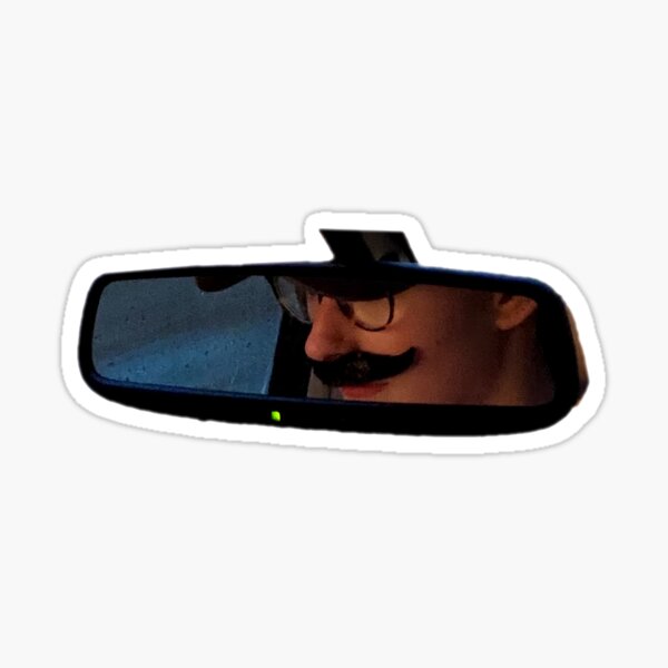 Item preview, mustache in the rearview mirror designed and sold by hclauer.