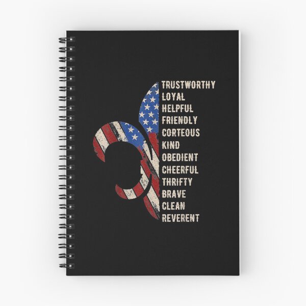 Item preview, American Flag Trustworthy Helpful Friendly Courteous Scout T-Shirt designed and sold by ShernocaDegraff.