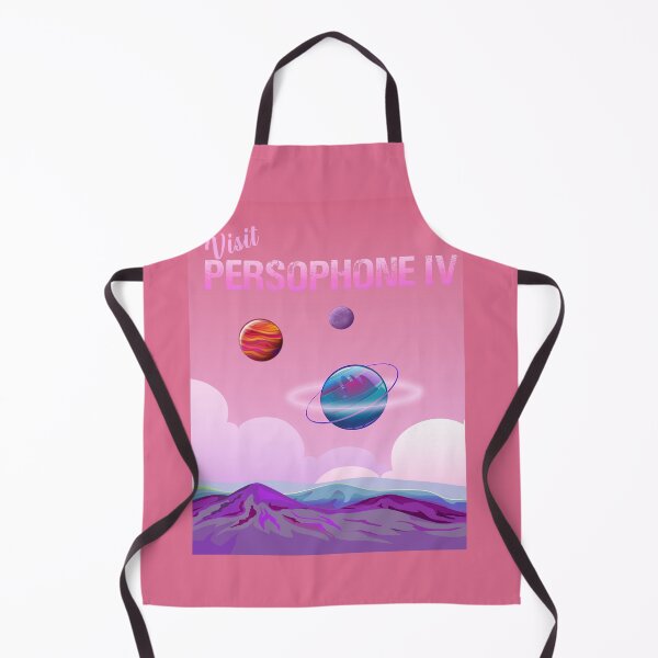 Item preview, Sci Fi Travel Poster Persephone IV designed and sold by CreativeArts Studio.