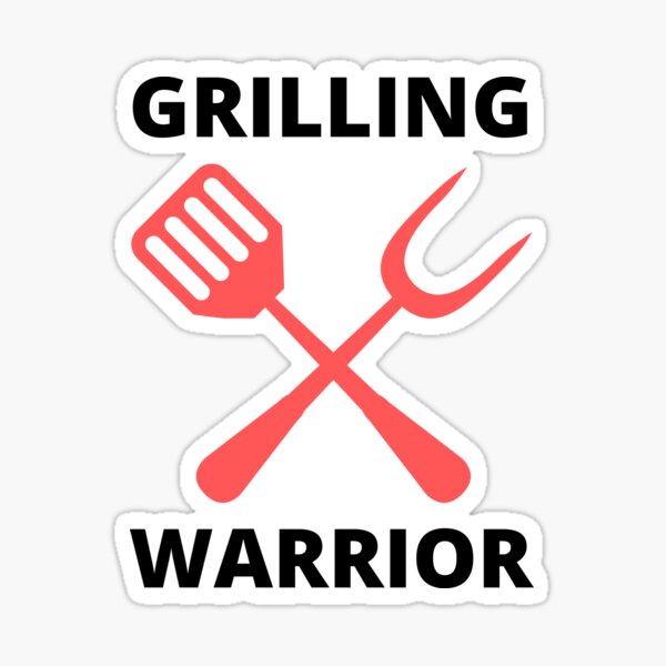 Grilling Warrior Sticker