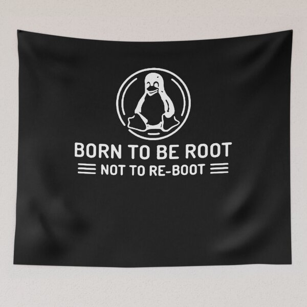 Item preview, Born To Be Root Not To Reboot  designed and sold by RachelLlanes.