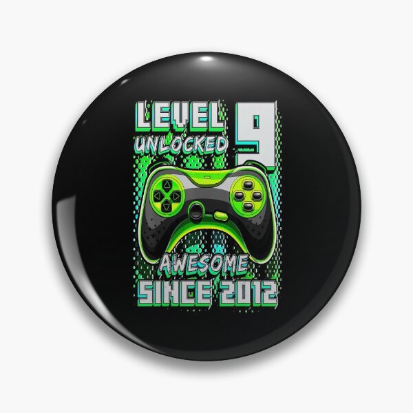 Item preview, Level 9 Unlocked Awesome 2012 Video Game 9th Birthday designed and sold by BargerStore.