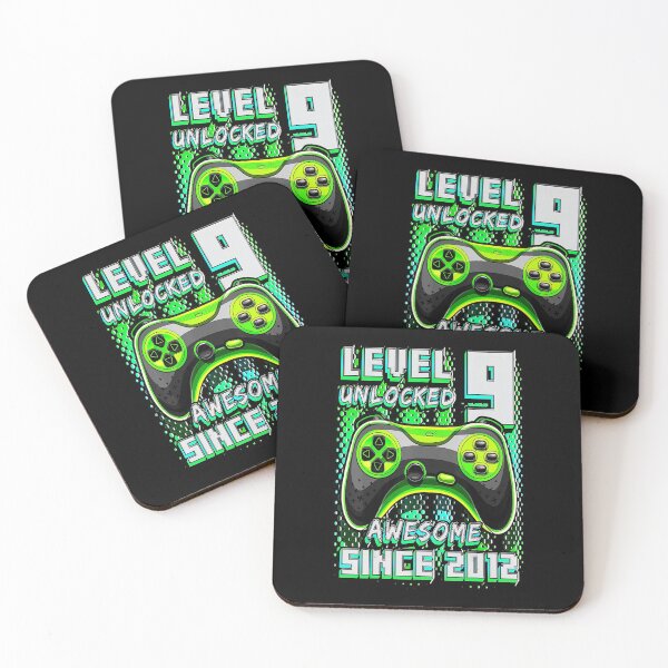 Item preview, Level 9 Unlocked Awesome 2012 Video Game 9th Birthday designed and sold by BargerStore.