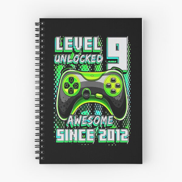 Item preview, Level 9 Unlocked Awesome 2012 Video Game 9th Birthday designed and sold by BargerStore.