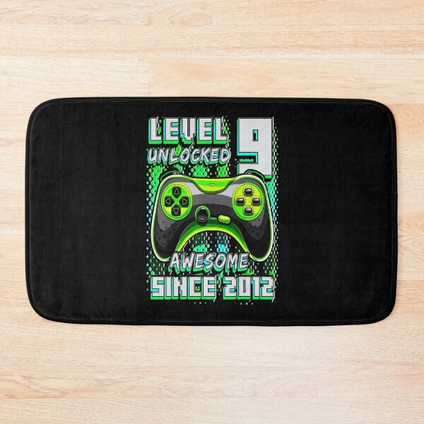 Item preview, Level 9 Unlocked Awesome 2012 Video Game 9th Birthday designed and sold by BargerStore.