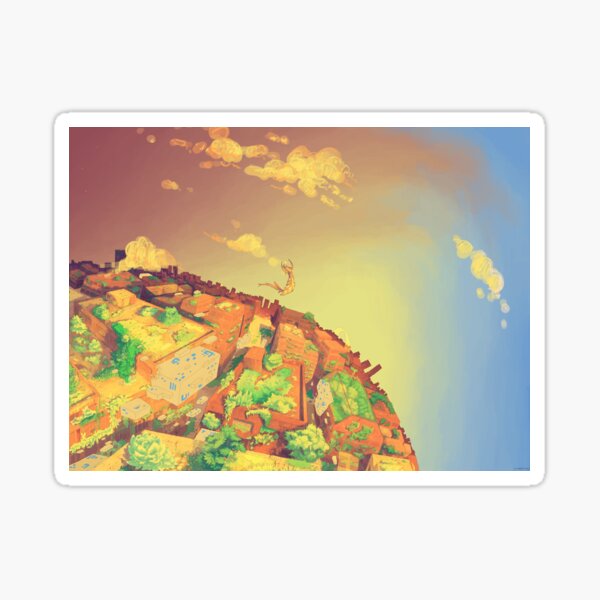 Cityscape frame 10 Sticker