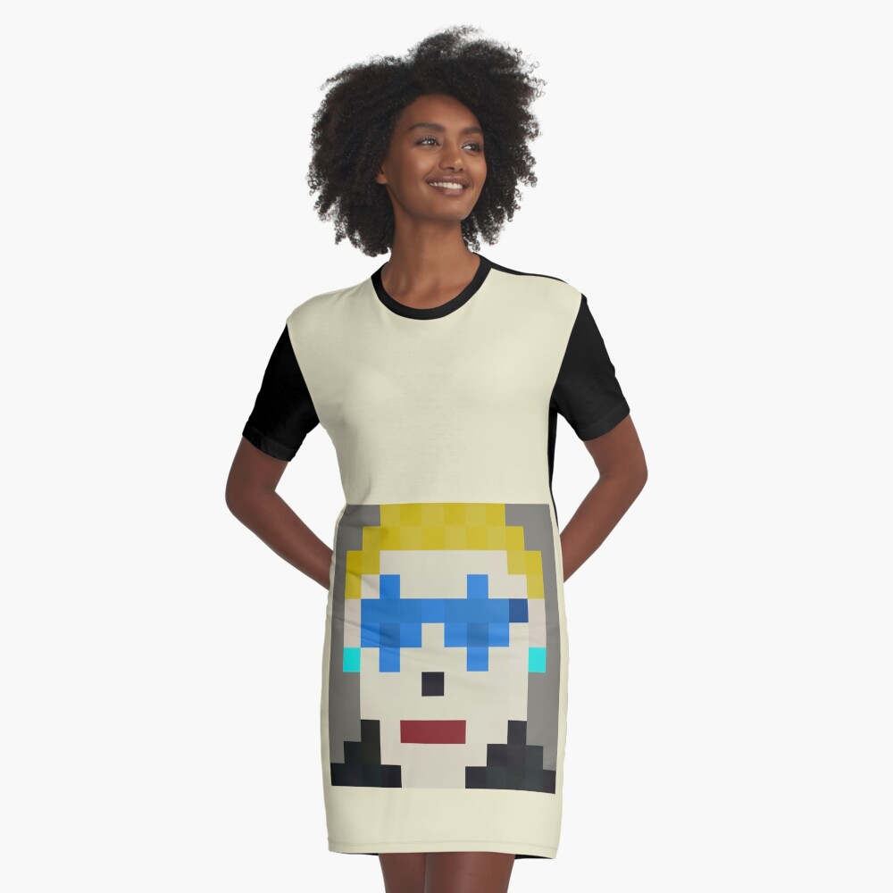 Item preview, Graphic T-Shirt Dress designed and sold by Errorism.