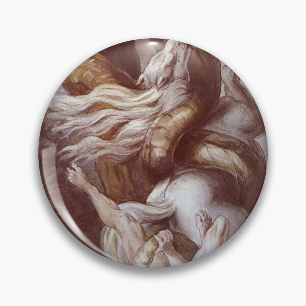 Item preview, Horseman Attacked by a Giant Snake, by Henry Fuseli designed and sold by JustContemplate.