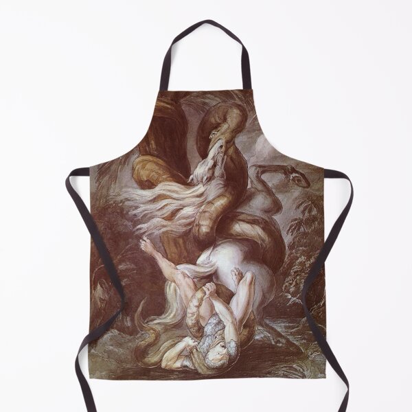 Item preview, Horseman Attacked by a Giant Snake, by Henry Fuseli designed and sold by JustContemplate.