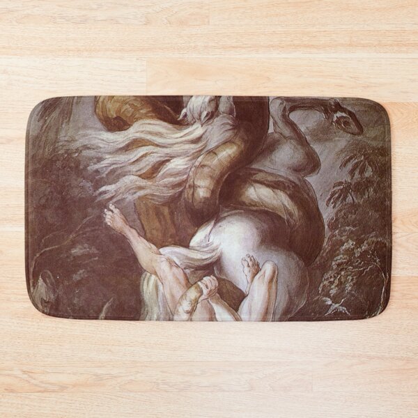 Item preview, Horseman Attacked by a Giant Snake, by Henry Fuseli designed and sold by JustContemplate.