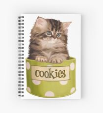 Funny Kitten Spiral Notebook