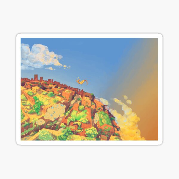 Cityscape frame 17 Sticker