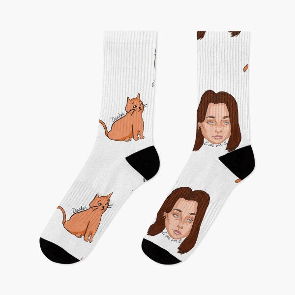 Item preview, emma chamberlain sticker pack (w/ cats declan and frankie) designed and sold by wruby.