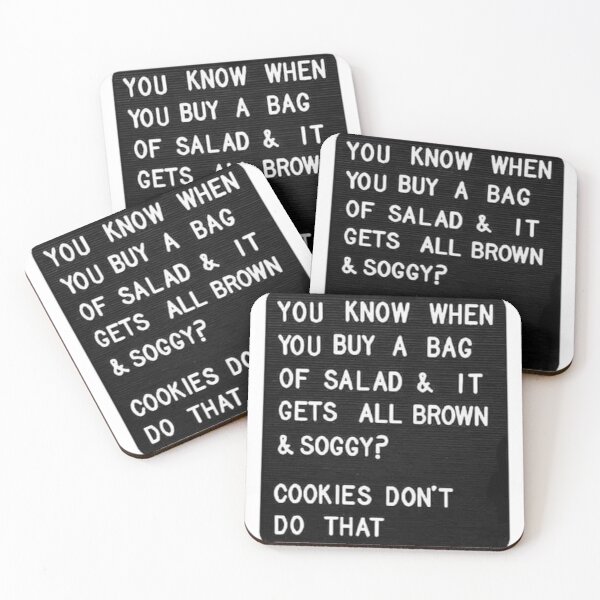 Item preview, Difference between salad and cookies designed and sold by Hawkinsn.