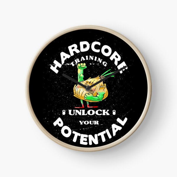 Item preview, Hardcore Training Unlock Your Potential Strong Onion Power Lifter Bodybuilder Foodietoon designed and sold by ProjectX23.