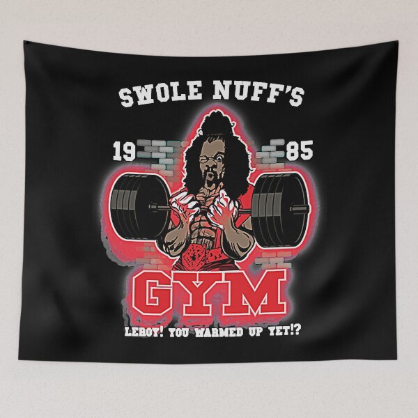 Item preview, Swole Nuff Gym 1985 - Leroy! You Warmed Up Yet! T-Shirt Essential Classic designed and sold by BlanDelgado123.