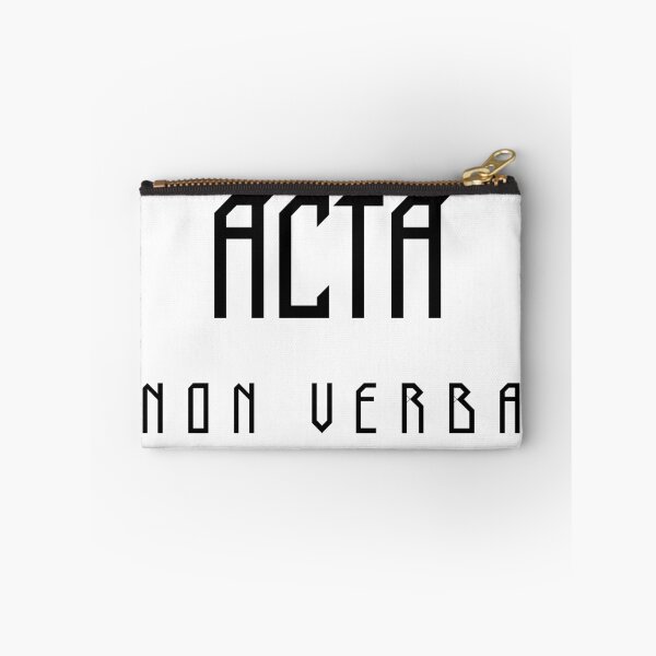Item preview, Acta non verba designed and sold by WisdomAndWords.