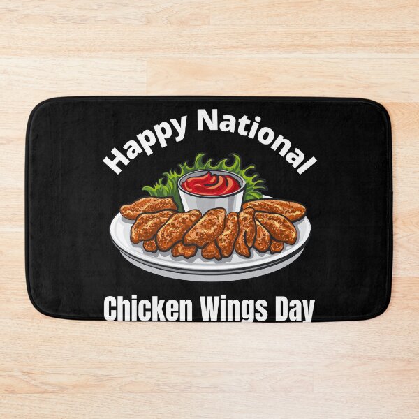 Item preview, Happy National Chicken Wings Day designed and sold by Crafty-Mornings.