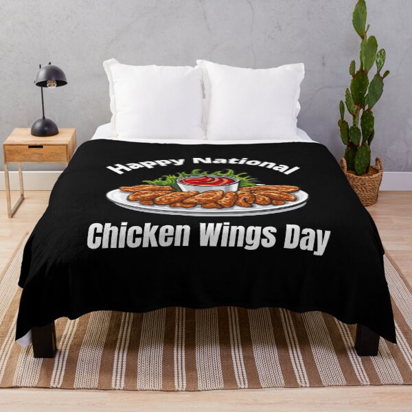 Item preview, Happy National Chicken Wings Day designed and sold by Crafty-Mornings.