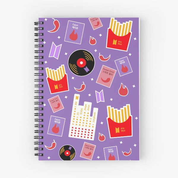 Item preview, The BTS Meal Inspired Notebook Ver.01 designed and sold by AutumnLetter.