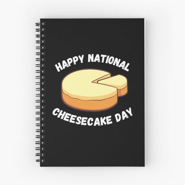 Item preview, Happy National Cheesecake Day designed and sold by Crafty-Mornings.
