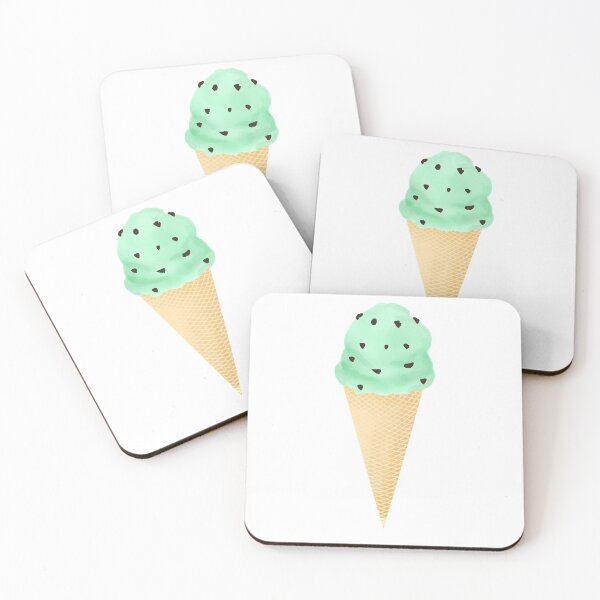 Item preview, Mint chocolate chip ice cream cone designed and sold by King-of-my-art.