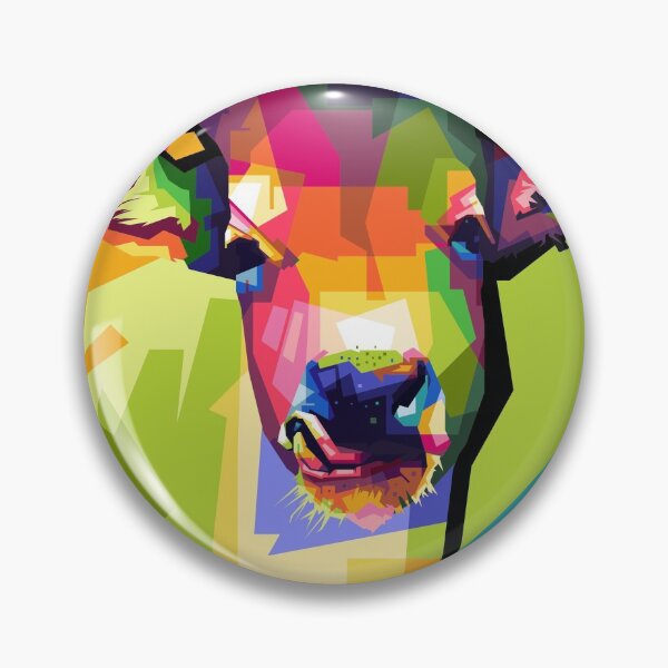Item preview, WPAP Popart Cow, artprint designed and sold by Rizky Dwi Aprianda.
