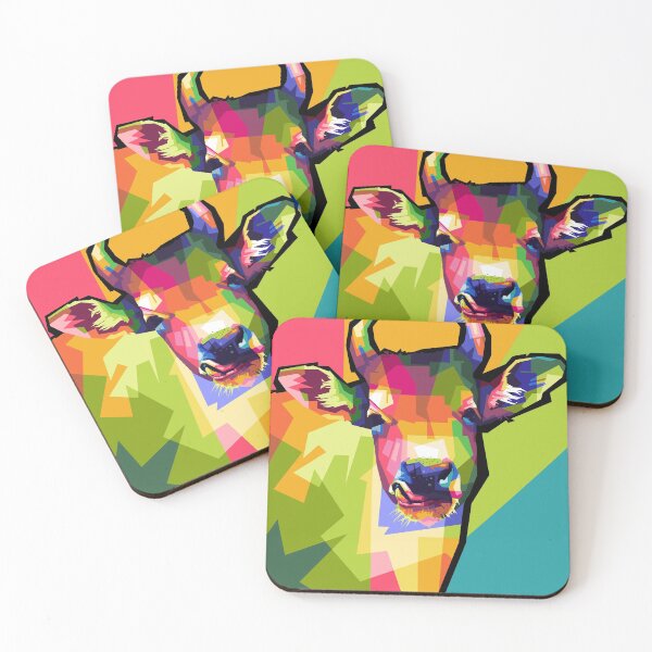 Item preview, WPAP Popart Cow, artprint designed and sold by Rizky Dwi Aprianda.