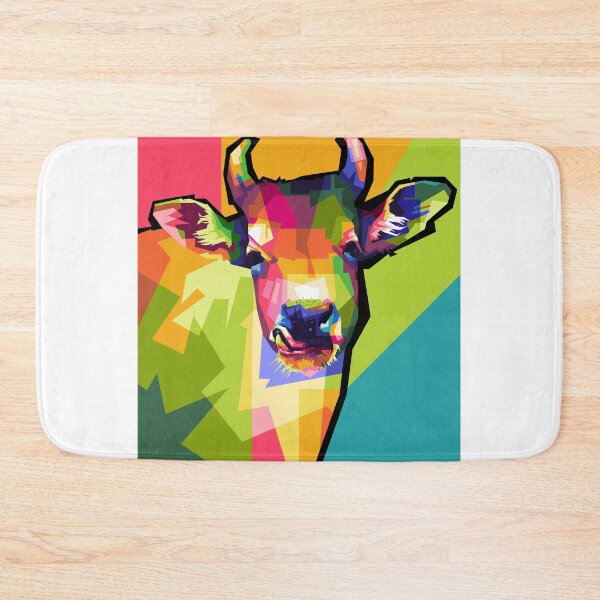 Item preview, WPAP Popart Cow, artprint designed and sold by Rizky Dwi Aprianda.