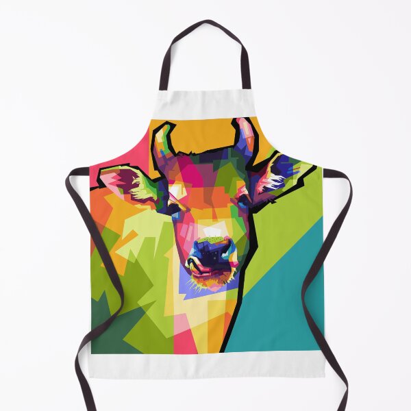 Item preview, WPAP Popart Cow, artprint designed and sold by Rizky Dwi Aprianda.