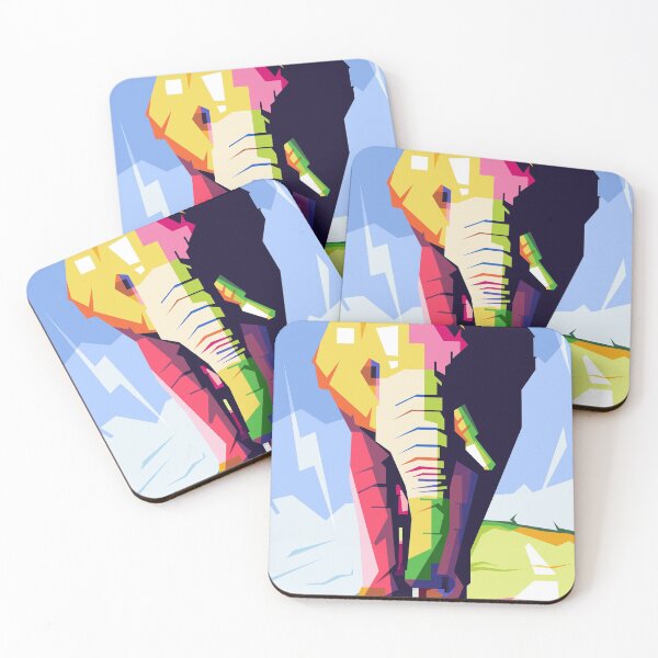 Item preview, Popart WPAP Elephant designed and sold by Rizky Dwi Aprianda.