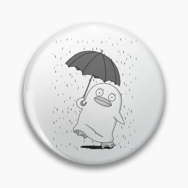 Item preview, Elizabeth Mr Raindrop Black and White Gintama classic designed and sold by WaldropCurtis.