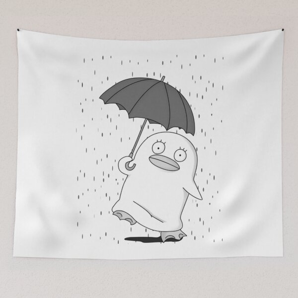 Item preview, Elizabeth Mr Raindrop Black and White Gintama classic designed and sold by WaldropCurtis.