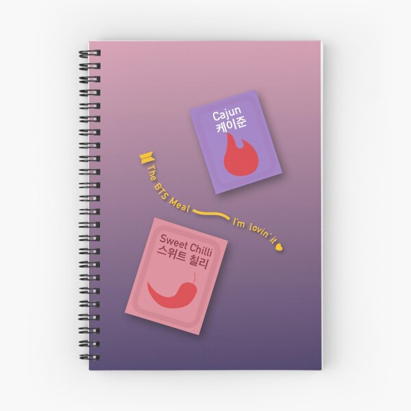 Item preview, The BTS Meal Inspired Notebook Ver.02 designed and sold by AutumnLetter.