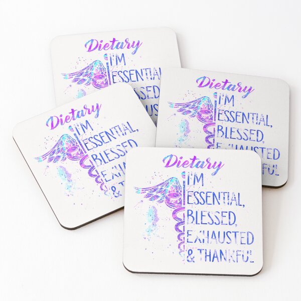 Item preview, Dietary I'm Essential blessed exhausted and thankful FUNNY designed and sold by ColenRojas.