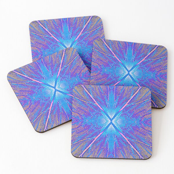 Item preview, Source of The Blues - Electric Blue Leaf Design designed and sold by John Dewar.
