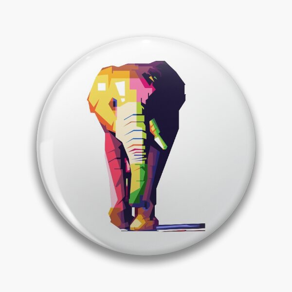 Item preview, Cool elephant WPAP Popart designed and sold by Rizky Dwi Aprianda.