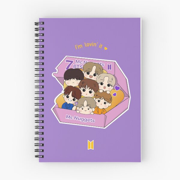 Item preview, The BTS Meal Inspired Notebook Ver.04 designed and sold by AutumnLetter.