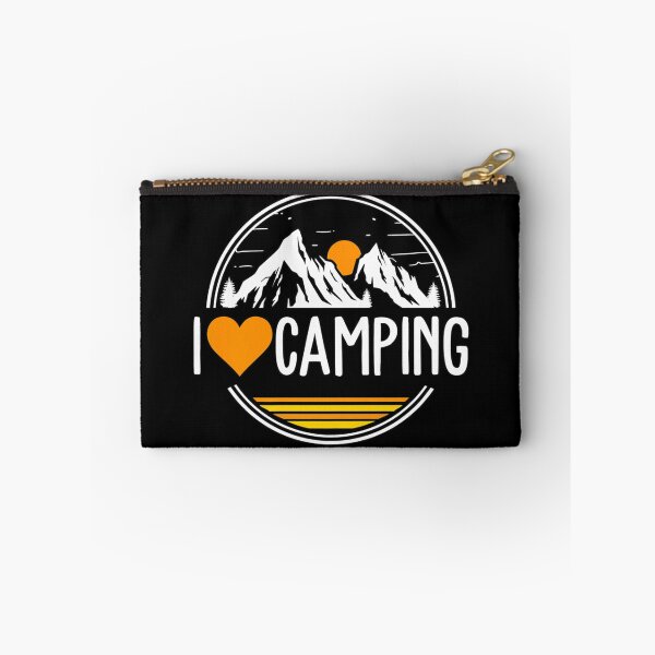 Item preview, I <3 heart (love) camping - outdoors, nature, mountains, outside, camping gift for campers backpackers rv van life  designed and sold by VisionQuestArts.