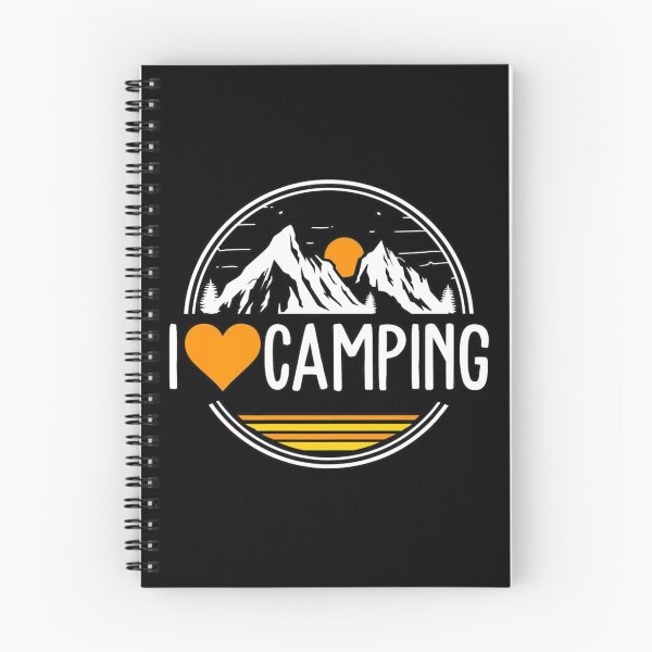Item preview, I <3 heart (love) camping - outdoors, nature, mountains, outside, camping gift for campers backpackers rv van life  designed and sold by VisionQuestArts.