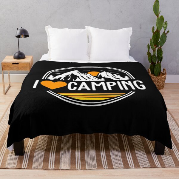 Item preview, I <3 heart (love) camping - outdoors, nature, mountains, outside, camping gift for campers backpackers rv van life  designed and sold by VisionQuestArts.