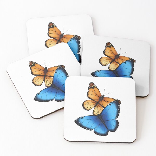 Item preview, Monarch and Morpho Butterflies [COMMISSION] designed and sold by TsunamiHolmes.