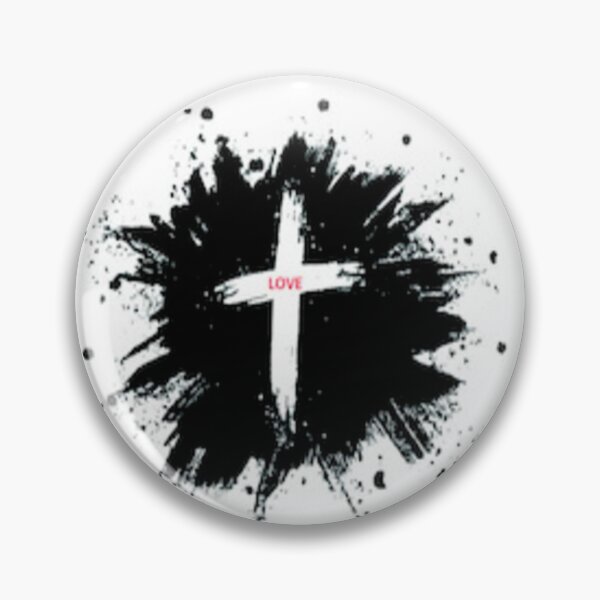 Item preview, White cross with the word love designed and sold by Cyber-Spider.