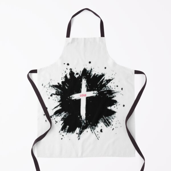 Item preview, White cross with the word love designed and sold by Cyber-Spider.