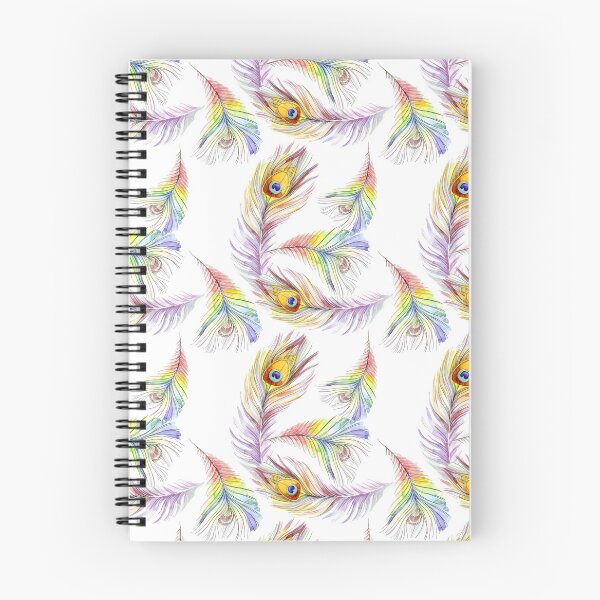 Item preview, Colorful Watercolor Peacock Feather Seamless Pattern, Peacock Feather Pattern, Peacock Feather Vector Pattern designed and sold by graphic-genie.