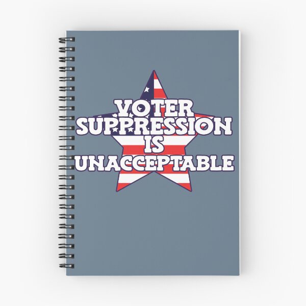 Item preview, Voter Suppression Is Unacceptable - Flag Star designed and sold by Chubuter.