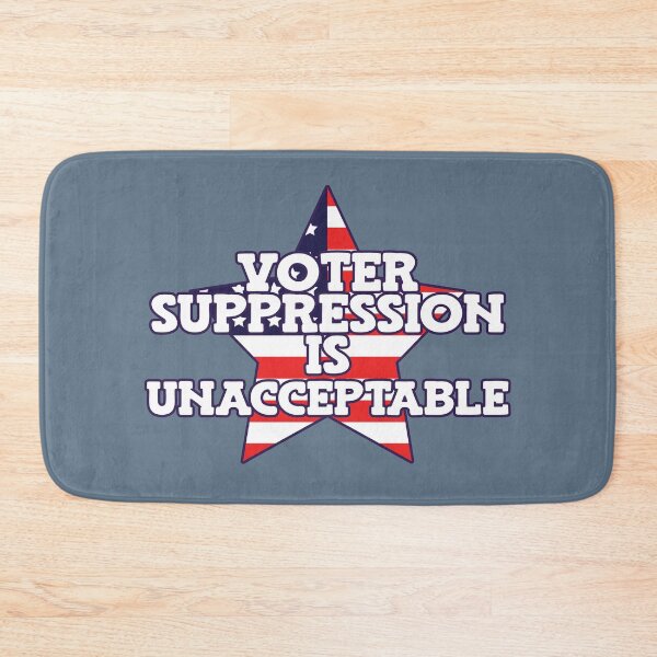 Item preview, Voter Suppression Is Unacceptable - Flag Star designed and sold by Chubuter.