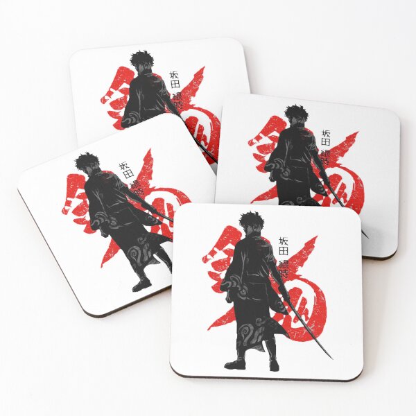 Item preview, Gintoki black Gintama anime design designed and sold by WaldropCurtis.